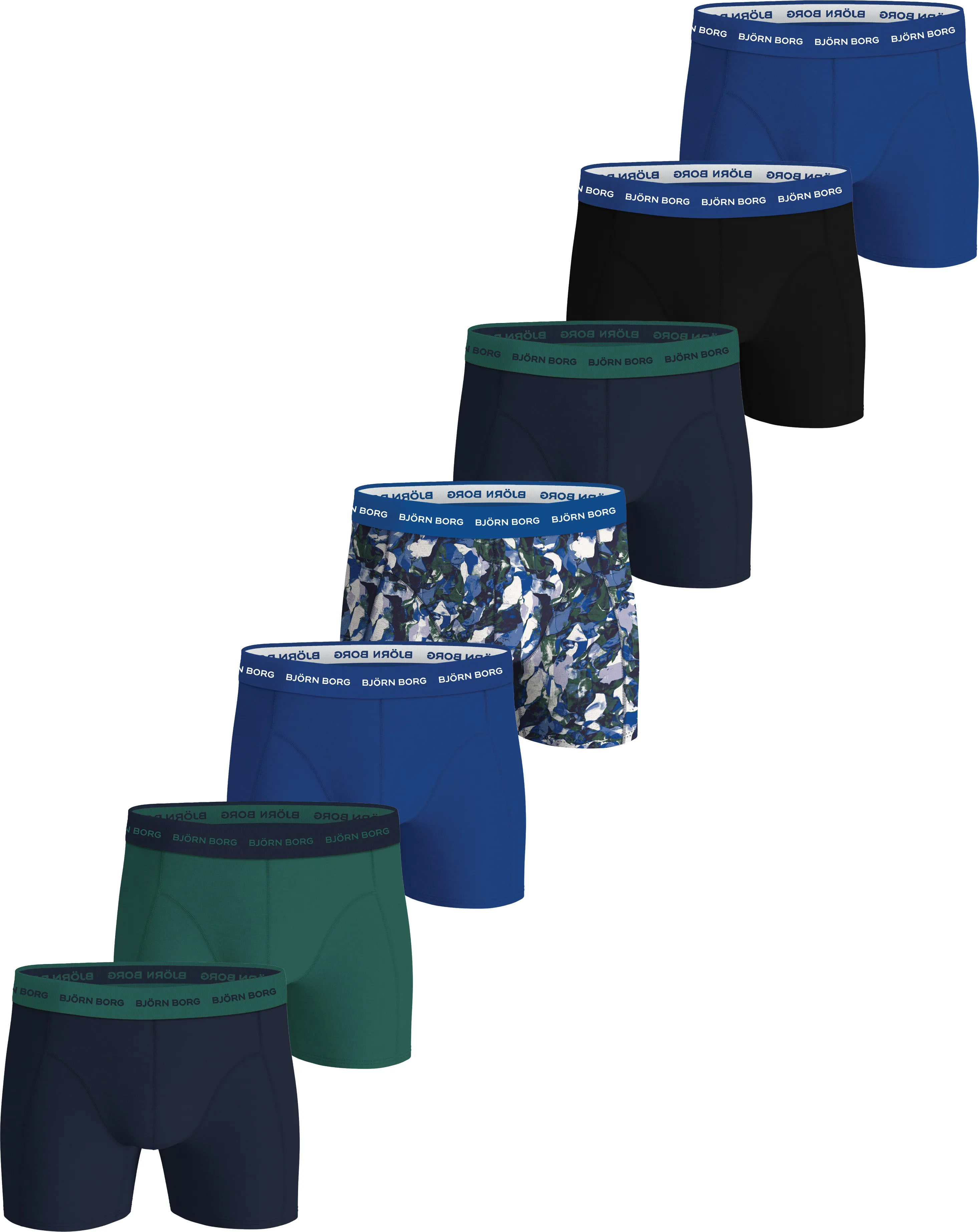 Björn Borg Men's Cotton Stretch Boxer 7p Multipack Björn Borg Men's Cotton Stretch Boxer 7p Multipack