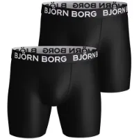 Björn Borg Performance Boxer 3-Pack Black, Underbukser herre Björn Borg Performance Boxer 3-Pack Black, Underbukser herre