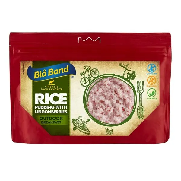 Blå Band Rice Pudding With Lingonberries Blå Band Rice Pudding With Lingonberries