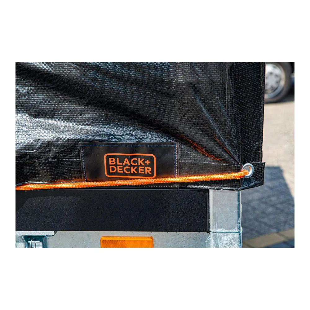 Black & Decker Presenning For Tilhenger 3x4 M, Black, One Size Black & Decker Presenning For Tilhenger 3x4 M, Black, One Size