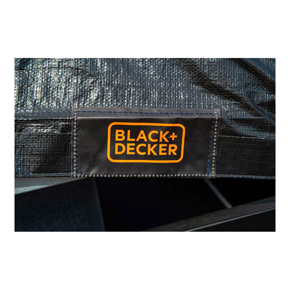 Black & Decker Presenning For Tilhenger 3x4 M, Black, One Size Black & Decker Presenning For Tilhenger 3x4 M, Black, One Size