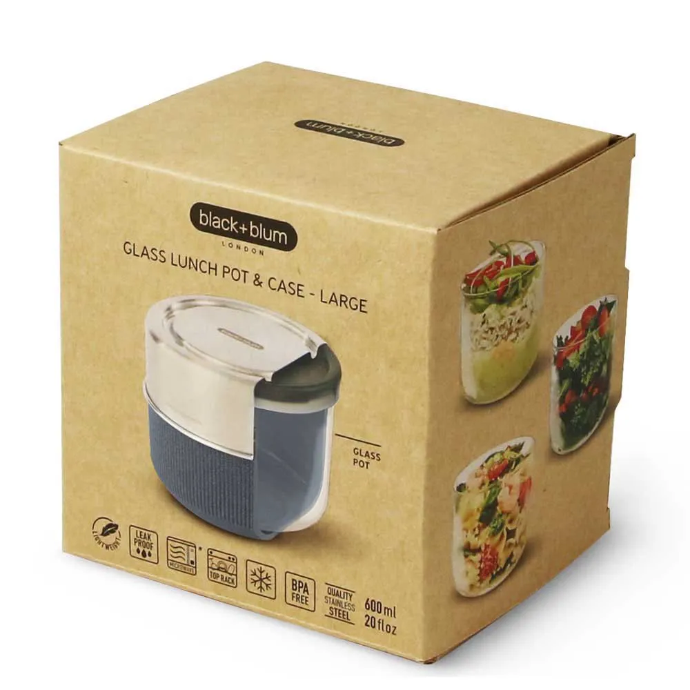 Black+blum Glass Lunch Pot 600ml Skål