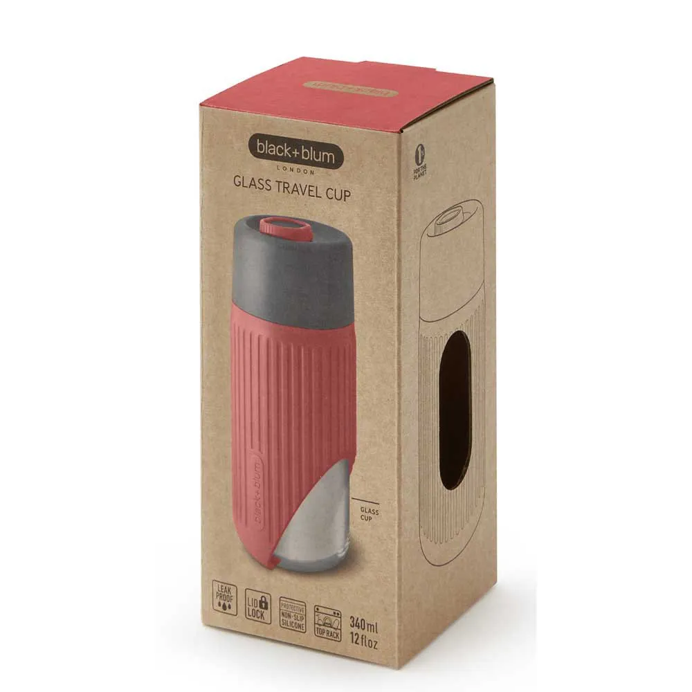 Black+blum Glass Travel Cup 340ml Termoskopp