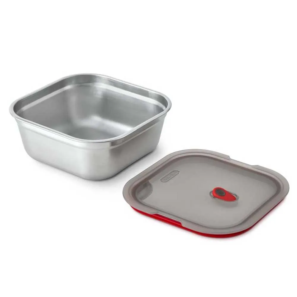 Black+blum Multi-function Square L 1.4l Matboks, Grey / red, One Size