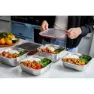 Black+blum Multi-function Square L 1.4l Matboks, Grey / red, One Size