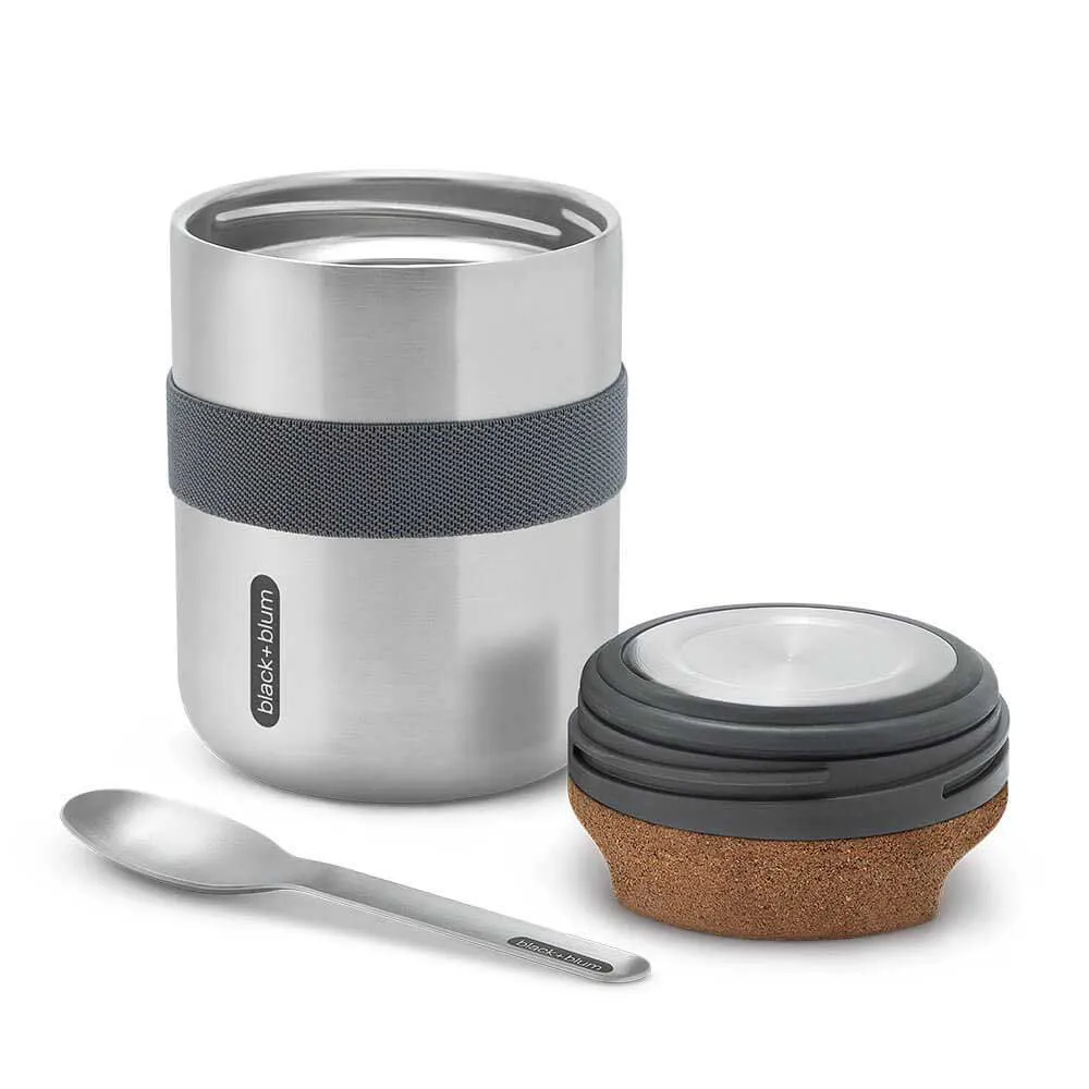 Black+blum Pot Slate Termosflaske, Silver, One Size