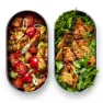 Black+blum Rustfritt Stål Bento-matboks 1l, Almond / grey, One Size