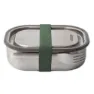 Black+blum Rustfritt Stål Liten Matboks, Olive, One Size