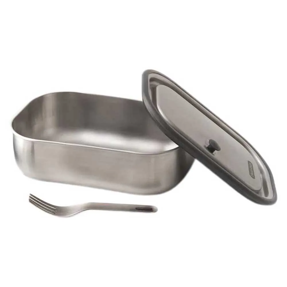 Black+blum Rustfritt Stål Liten Matboks, Olive, One Size Black+blum Rustfritt Stål Liten Matboks, Olive, One Size
