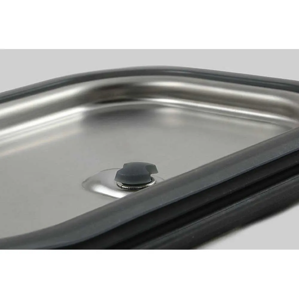 Black+blum Rustfritt Stål Liten Matboks, Olive, One Size Black+blum Rustfritt Stål Liten Matboks, Olive, One Size