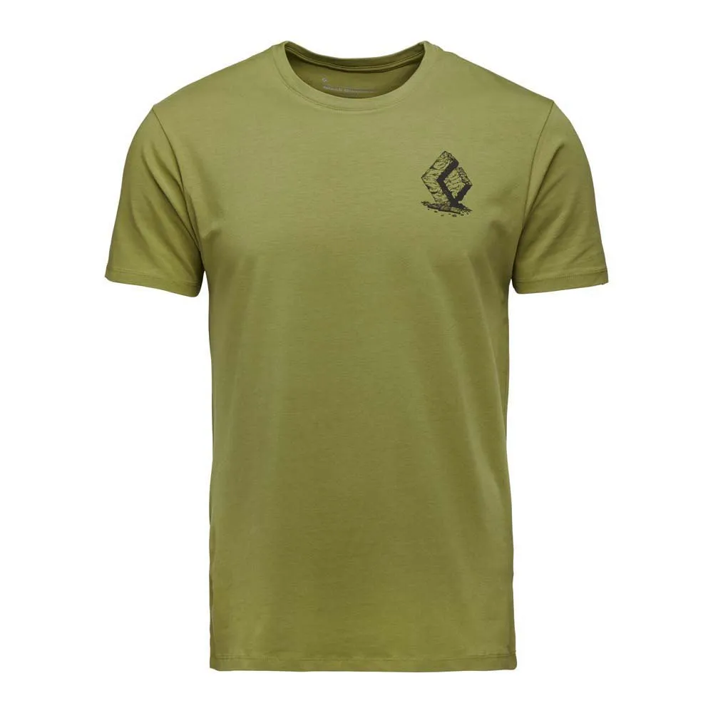 Black Diamond Boulder Kortarmet T-skjorte, Camp green