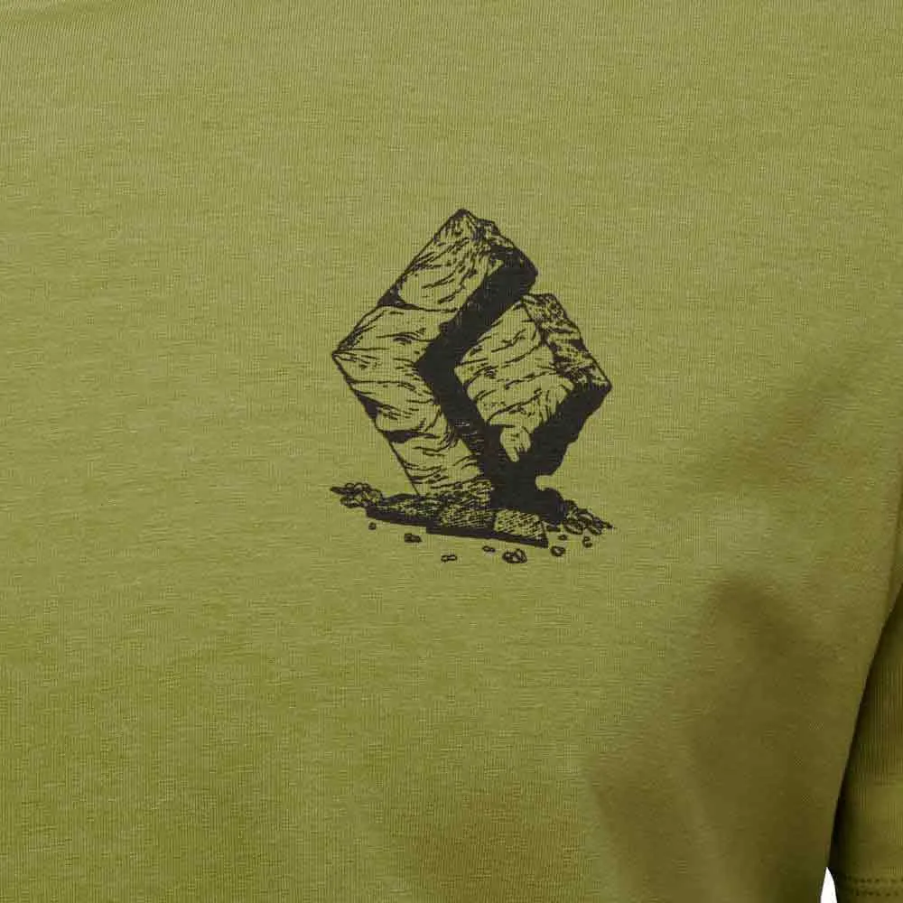 Black Diamond Boulder Kortarmet T-skjorte, Camp green