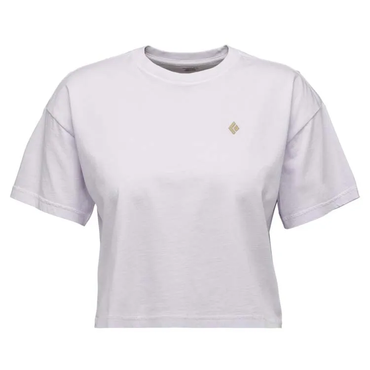 Black Diamond Diamond Crop Kortarmet T-skjorte