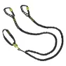 Black Diamond Elastiske Sikkerhetsstropper Med Karabinkrok Til Isøks, Black, One Size