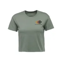 Black Diamond Faded Crop Kortarmet T-skjorte Black Diamond Faded Crop Kortarmet T-skjorte
