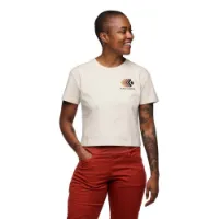 Black Diamond Faded Crop Kortarmet T-skjorte Black Diamond Faded Crop Kortarmet T-skjorte