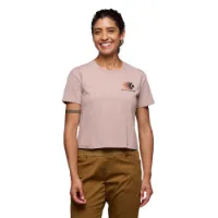 Black Diamond Faded Crop Kortarmet T-skjorte