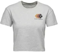 Black Diamond Faded Crop Kortarmet T-skjorte
