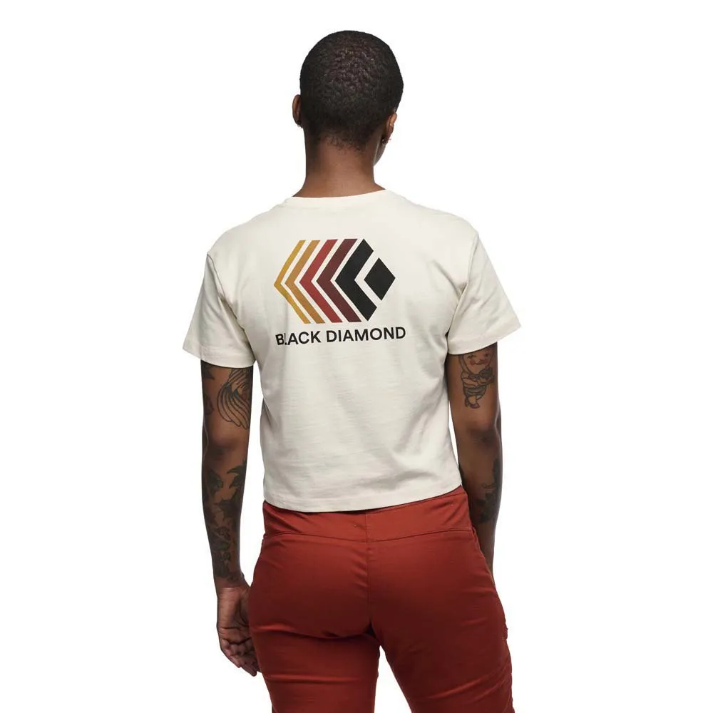 Black Diamond Faded Crop Kortarmet T-skjorte