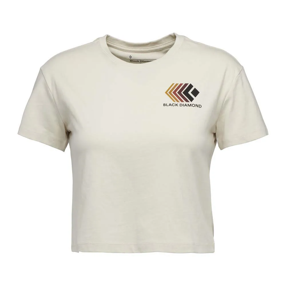 Black Diamond Faded Crop Kortarmet T-skjorte
