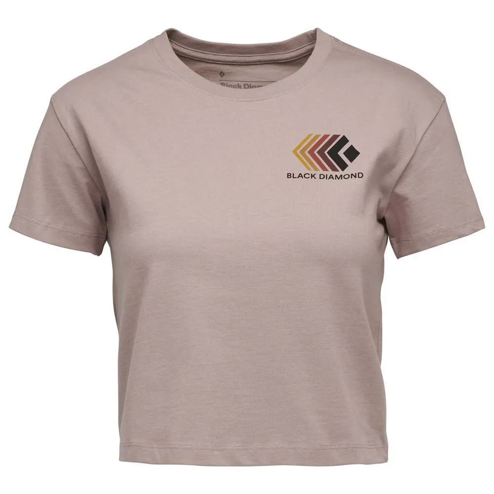 Black Diamond Faded Crop Kortarmet T-skjorte