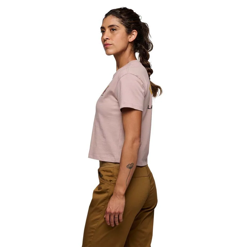 Black Diamond Faded Crop Kortarmet T-skjorte