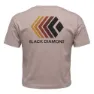 Black Diamond Faded Crop Kortarmet T-skjorte