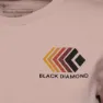 Black Diamond Faded Crop Kortarmet T-skjorte