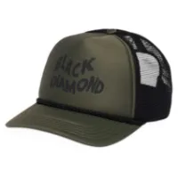Black Diamond Flat Bill Trucker Cap