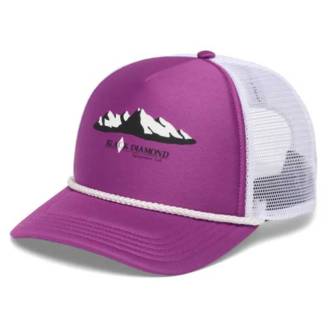 Black Diamond Flat Bill Trucker Cap Black Diamond Flat Bill Trucker Cap