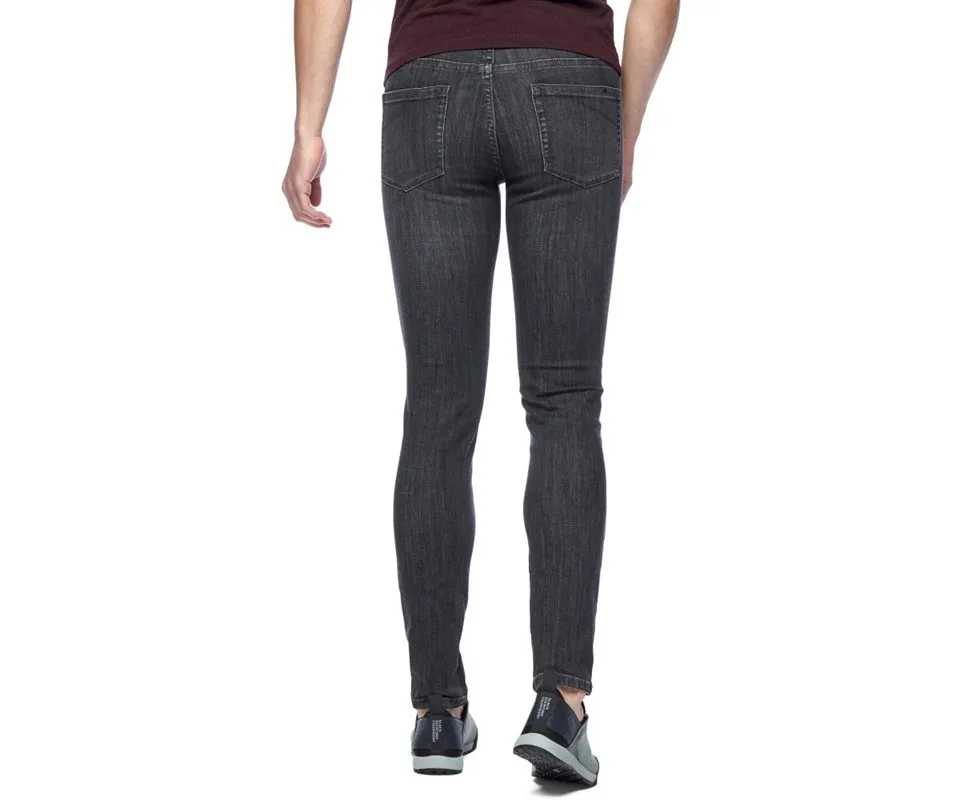 Black Diamond Forged Denim Pants Women, Carbon wash Black Diamond Forged Denim Pants Women, Carbon wash
