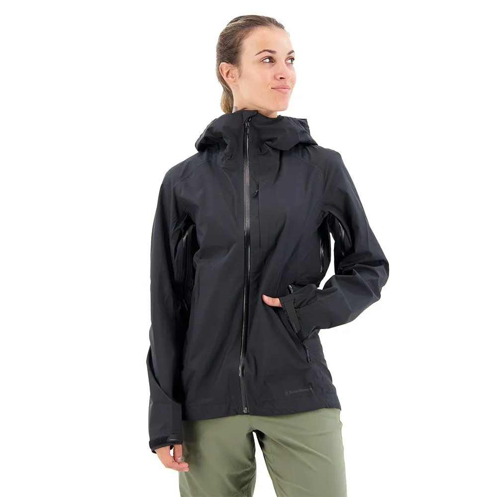Black Diamond High Line Jakke, Black Black Diamond High Line Jakke, Black