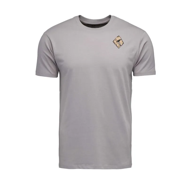 Black Diamond M Mono Pocket Ss Tee, Pewter