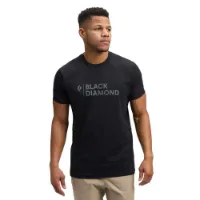 Black Diamond Mini Stacked Kortarmet T-skjorte Black Diamond Mini Stacked Kortarmet T-skjorte