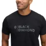 Black Diamond Mini Stacked Kortarmet T-skjorte