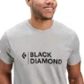 Black Diamond Mini Stacked Kortarmet T-skjorte