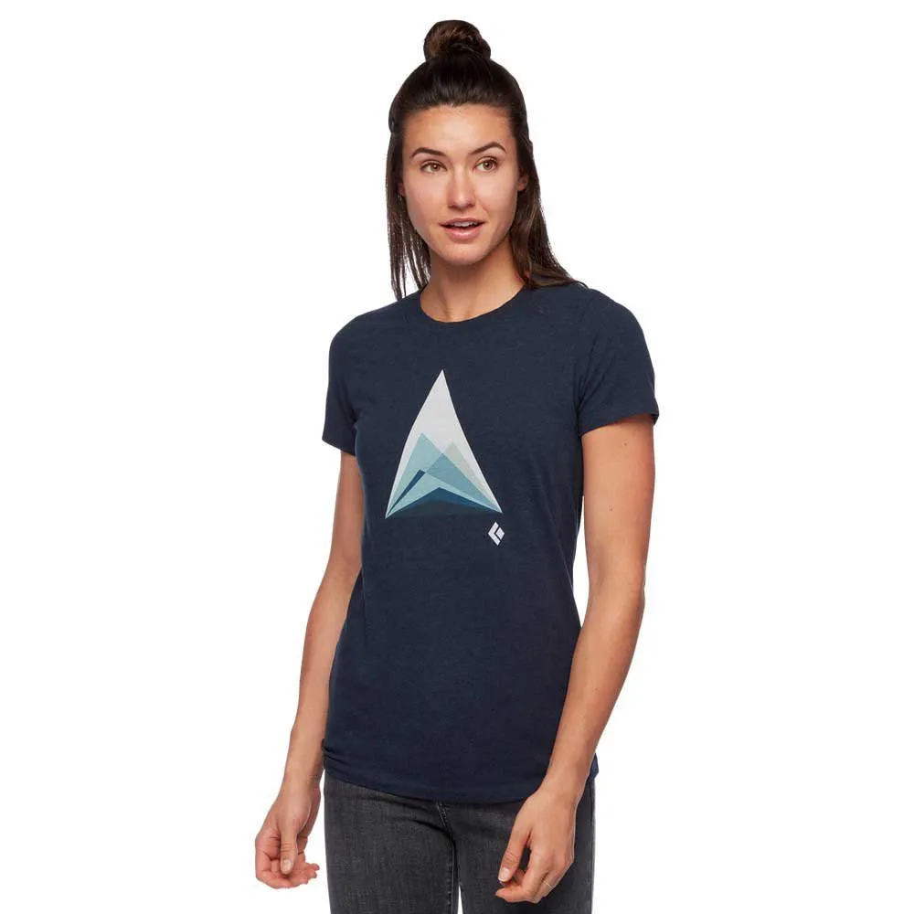Black Diamond Mountain Transparency Kortarmet T-skjorte, Eclipse heather