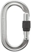 Black Diamond Oval Keylock Screwgate polished Black Diamond Oval Keylock Screwgate polished