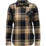Khaki/black plaid