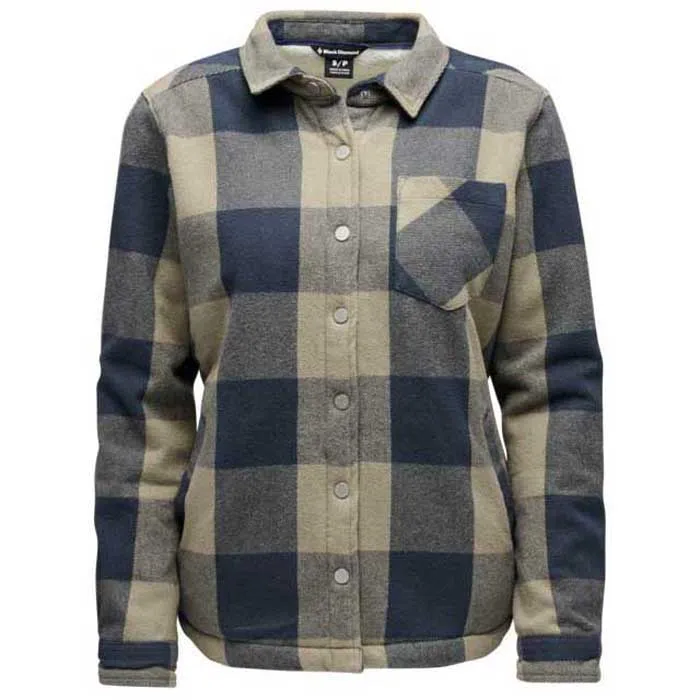 Black Diamond Project Lined Flannel Skjorte Med Lange Ermer