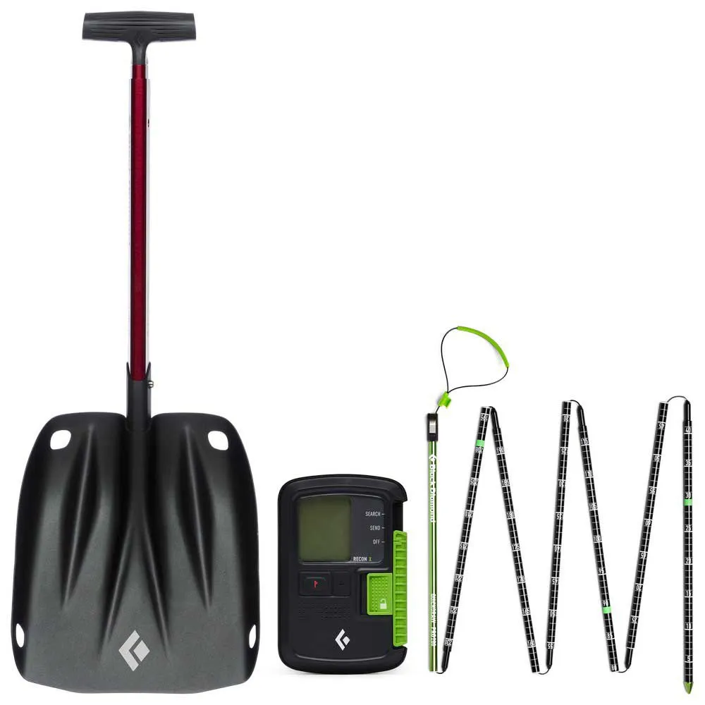 Black Diamond Recon X Avy Skredsett, Black, One Size