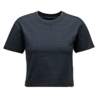 Black Diamond Stripe Crop Kortarmet T-skjorte Black Diamond Stripe Crop Kortarmet T-skjorte