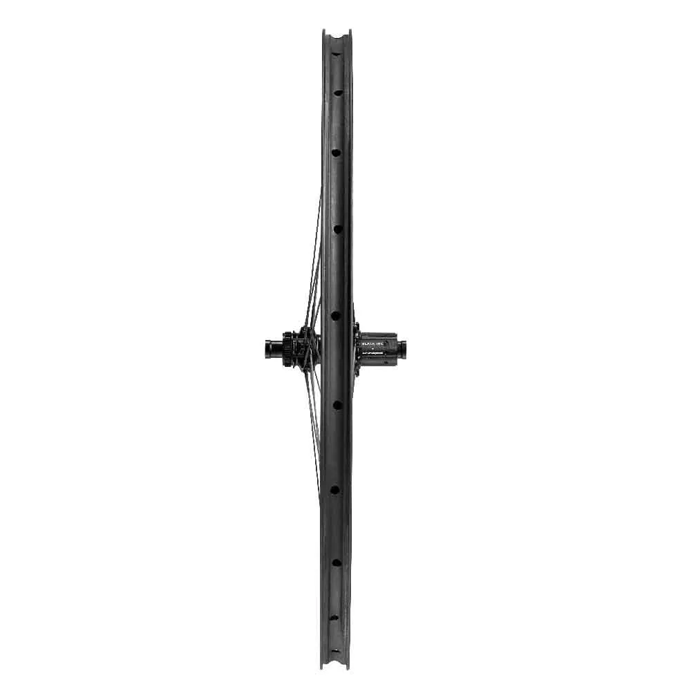 Black Inc 28|33 Cl Disc Tubeless Landeveishjulsett, Black, 12 x 100/12 x 142mm, Shimano/Sram HG