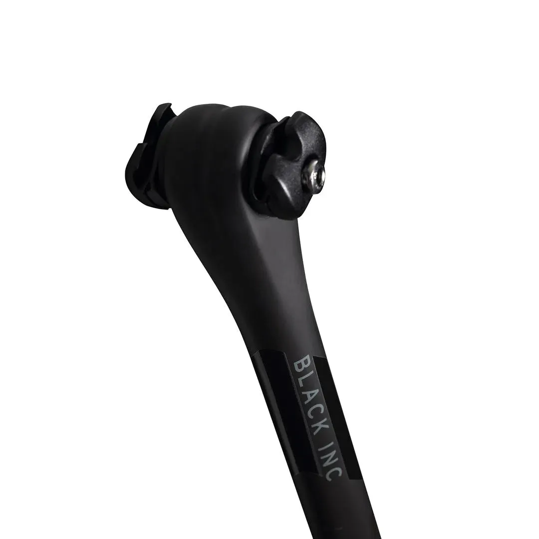 Black Inc Carbon Fiber Road Seatpost 0mm Ofset 2,2mm, Carbon black