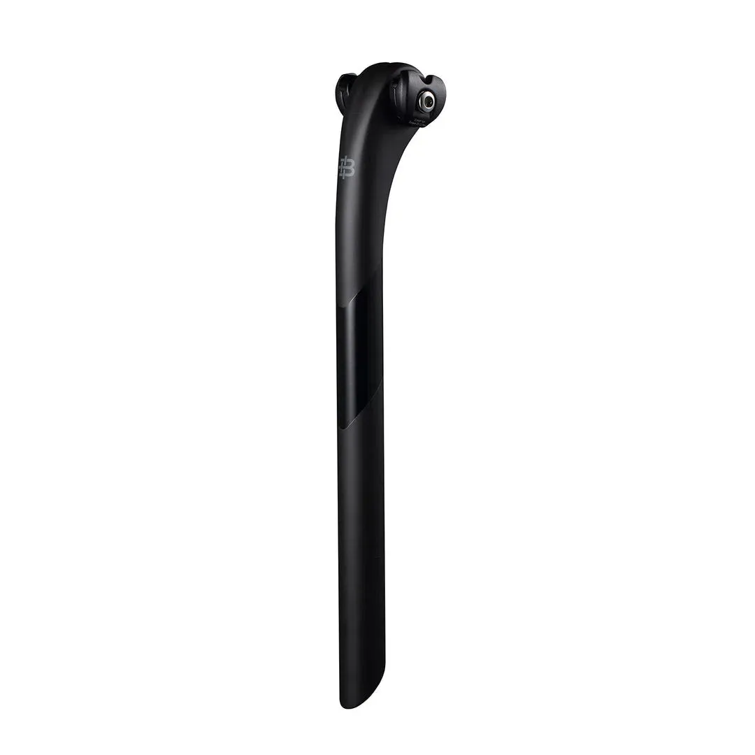 Black Inc Carbon Fiber Road Seatpost 25mm Ofset 27,2mm, Carbon black
