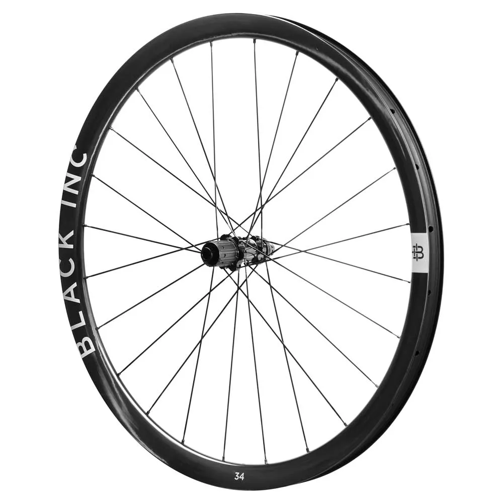 Black Inc Thirty Four Cl Disc Tubeless Hjulsett For Grussykkel, Black, 12 x 100/12 x 142mm, Shimano/Sram HG Black Inc Thirty Four Cl Disc Tubeless Hjulsett For Grussykkel, Black, 12 x 100/12 x 142mm, Shimano/Sram HG
