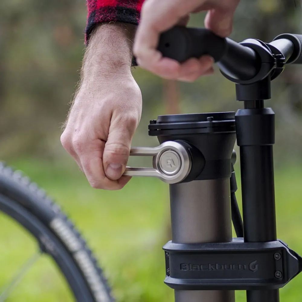 Blackburn Chamber Tubeless Gulvpumpe, Black, One Size