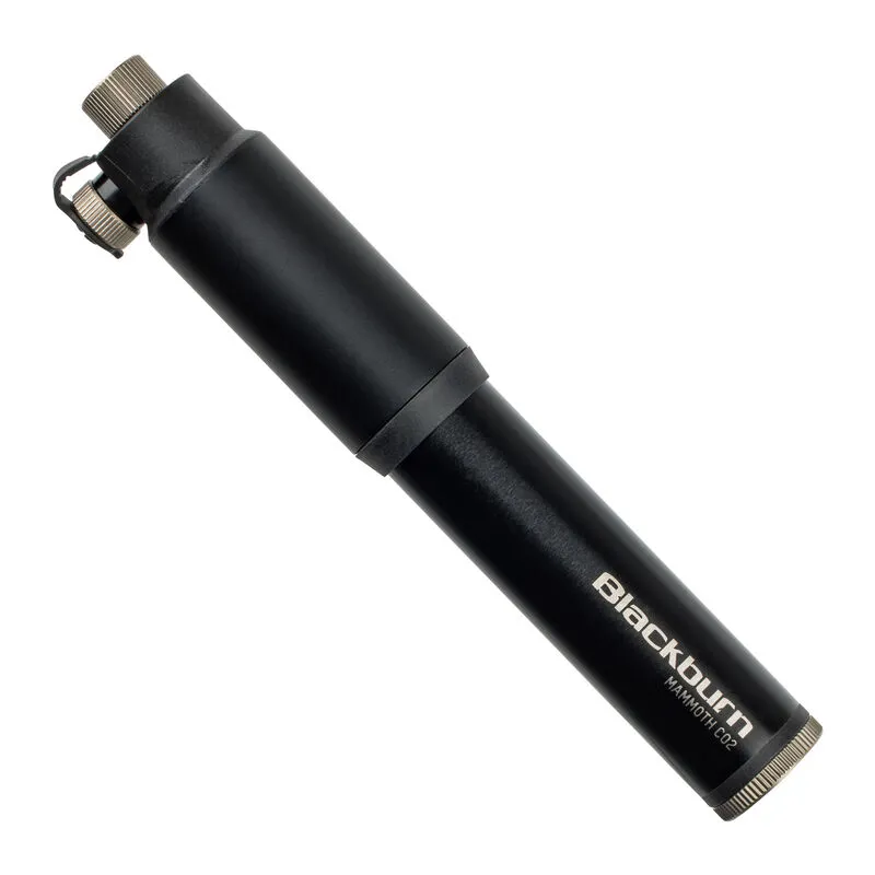 Blackburn Mammoth Co2 mini sykkelpumpe, Svart Blackburn Mammoth Co2 mini sykkelpumpe, Svart