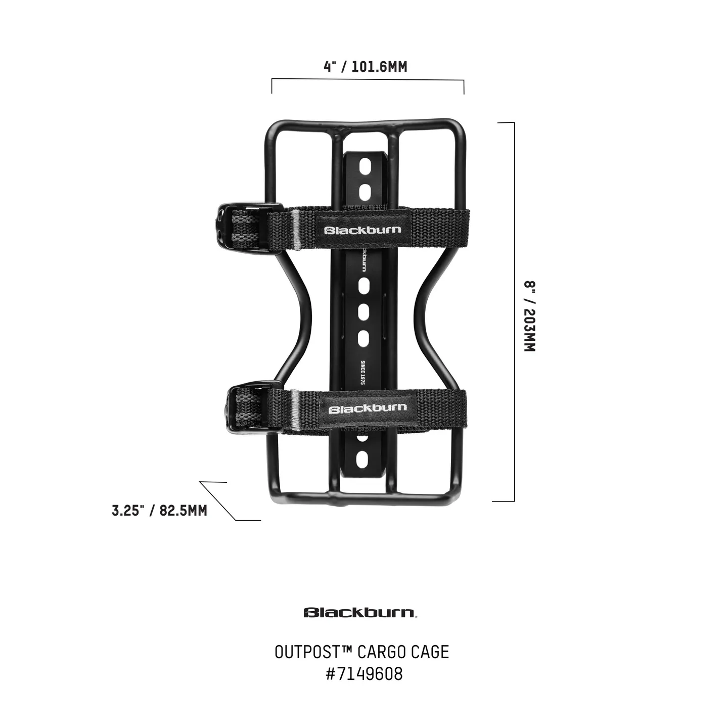 Blackburn Outpost Cargo Flaskestativ, Black, One Size Blackburn Outpost Cargo Flaskestativ, Black, One Size