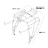 Blackburn Outpost Fatbike Bagasjebrett, Black / silver, 26-29"